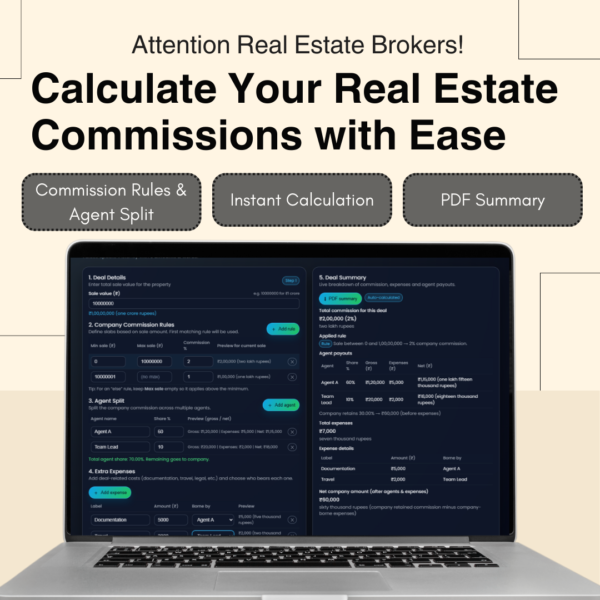 RealEstate Commission Engine